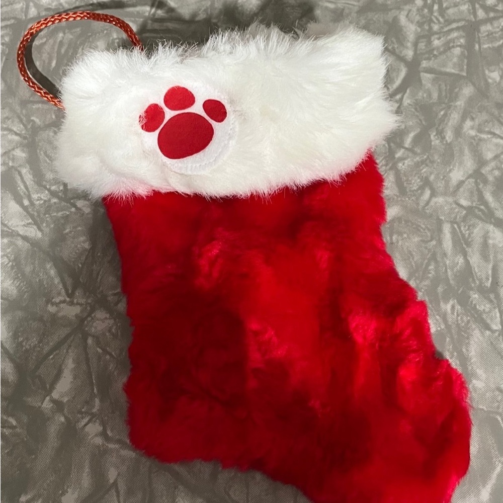 Vintage Build-a-Bear Christmas Stocking